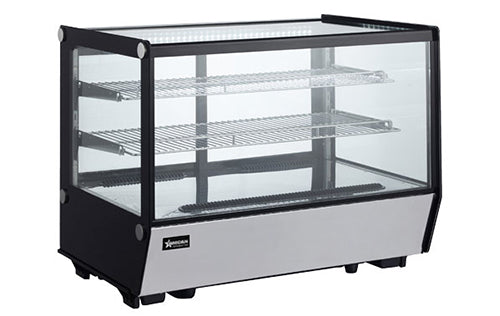 Counter Top 35" Square Glass Refrigerated Pastry Display Case