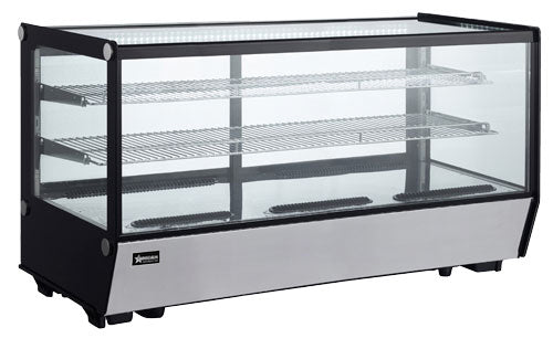 Counter Top 48" Square Glass Refrigerated Pastry Display Case