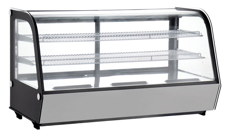 Counter Top 48" Curved Glass Refrigerated Pastry Display Case