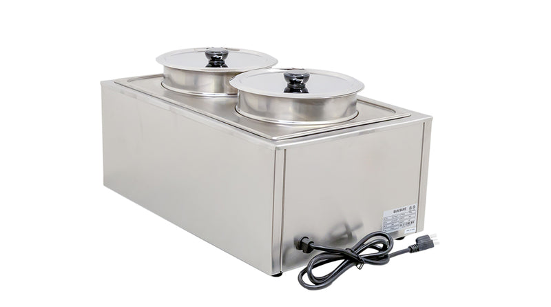 Double Food Warmer With 8L Per Container Capacity - OMCAN, 19077