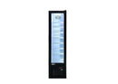 17″ Slim One (1) Glass Door Display Freezer, 3.7 cu. ft. (105 L), Black - OMCAN,
