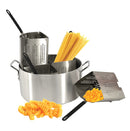 Aluminum Pasta Cooker Pot Set with 4 Stainless Steel Inserts - 20qt