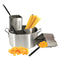 Aluminum Pasta Cooker Pot Set with 4 Stainless Steel Inserts - 20qt