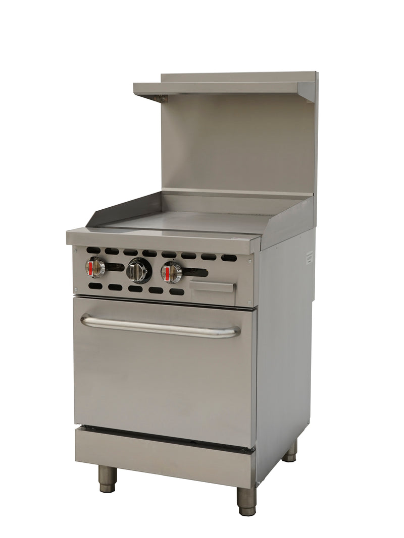 24" Thermostat Griddle with oven - RGR24TG