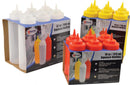 Squeeze Bottle Sets - 12oz, 16oz, 24oz and 32oz available,  6/Pack