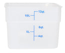 Square Food Storage Containers - Translucent