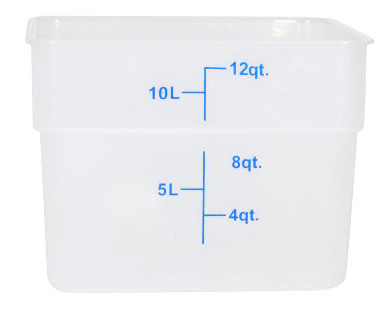 Square Food Storage Containers - Translucent