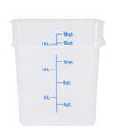 Square Food Storage Containers - Translucent