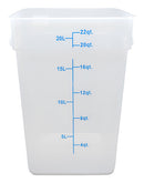 Square Food Storage Containers - Translucent