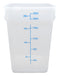 Square Food Storage Containers - Translucent