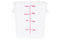 Square Food Storage Containers - Translucent