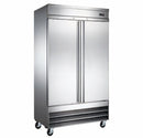 WindChill Double Solid Door 40" Wide Stainless Steel cooler