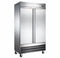 WindChill Double Solid Door 40" Wide Stainless Steel Freezer