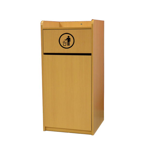 Trash Receptacle for 36-Gallon Bin- Natural