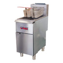 Ikon IGF-40/50, Gas floor Fryer - 120,000 BTU