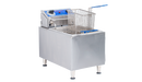 Globe PF16E-C Electric Counter Top Single Well Deep Fryer - 208-240V, 16Lbs Total Capacity