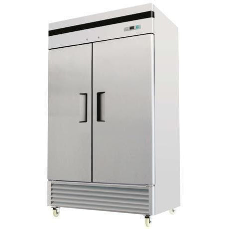 Suttonaire MBF8502 Double Solid Door 40" Wide Stainless Steel Freezer