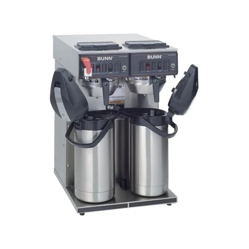 Bunn AXIOM-TWIN-APS Twin Airpot Coffee Brewer with Hot Water Tap