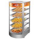 Curved Glass Display Food Warmer