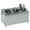 Cutlery holder / organizers - 3 holes with stainless steel caddies