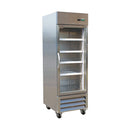 North-Air NA-27FGS 27″ Single Glass Door Upright Bottom Mount Reach-In freezer, 23 cu. ft.