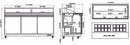 North-Air NA-S72 Triple Door 72" Refrigerated Sandwich Prep Table
