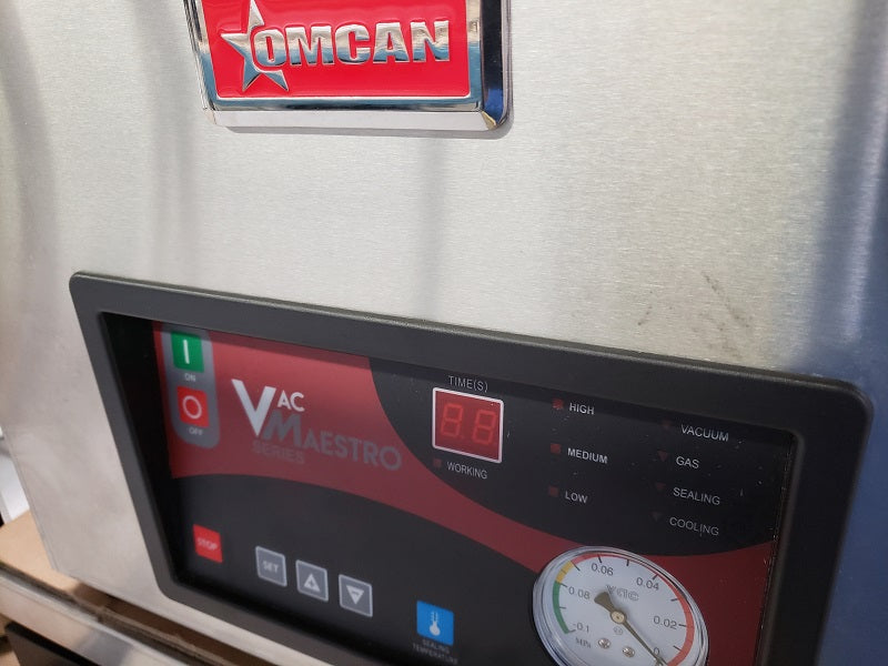 OMCAN COUNTERTOP HEAVY-DUTY VACUUM PACKAGING MACHINE WITH 1.2 HP