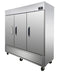 Kore@ LRSF3-H Triple Solid Door 78" Wide Stainless Steel Freezer