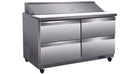 North-Air NA-S60-4D Double Door 61" Sandwich cooler with drawers