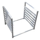 Table-Mounted Aluminum sheet Pan Rack - 6 Pan Capacity