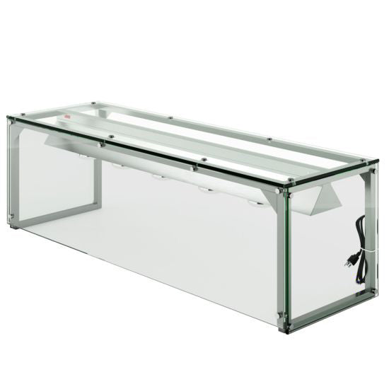 Sneeze guard with tempered glass - 30", 36", 48", 60" and 72"
