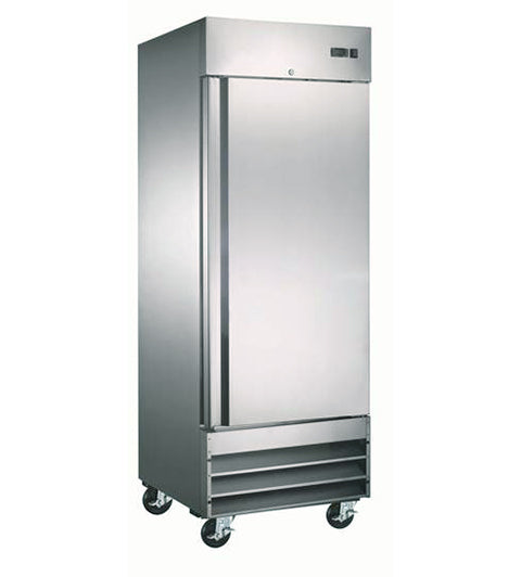 WindChill WC-1DSR Single Solid Door 29" Wide Stainless Steel Refrigerator