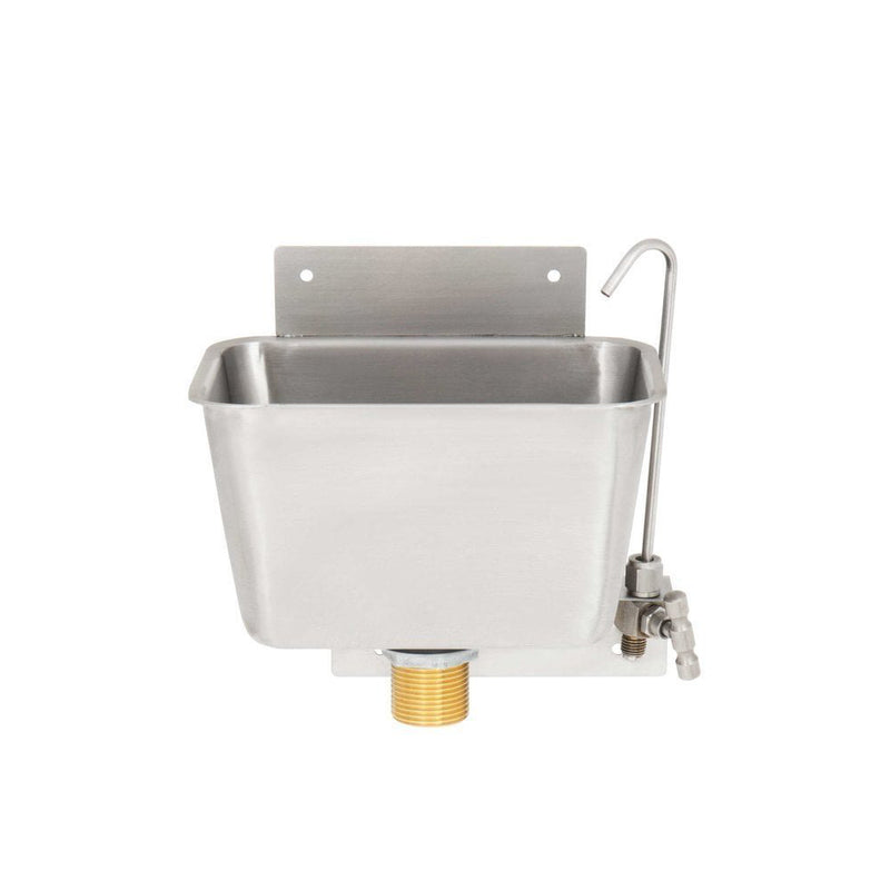 Ice cream dipping well with faucet set - 7" width